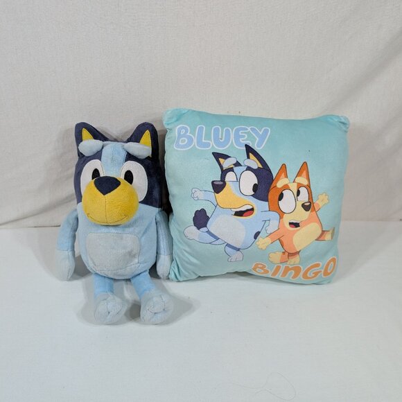 Talking Bluey and Pillow bundle - Picture 1 of 2